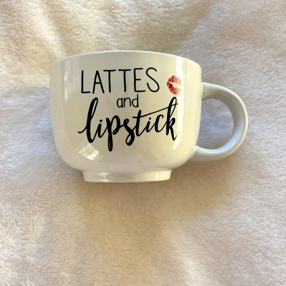 Lattes and Lipstick Coffee Mug - Picture 4 of 5
